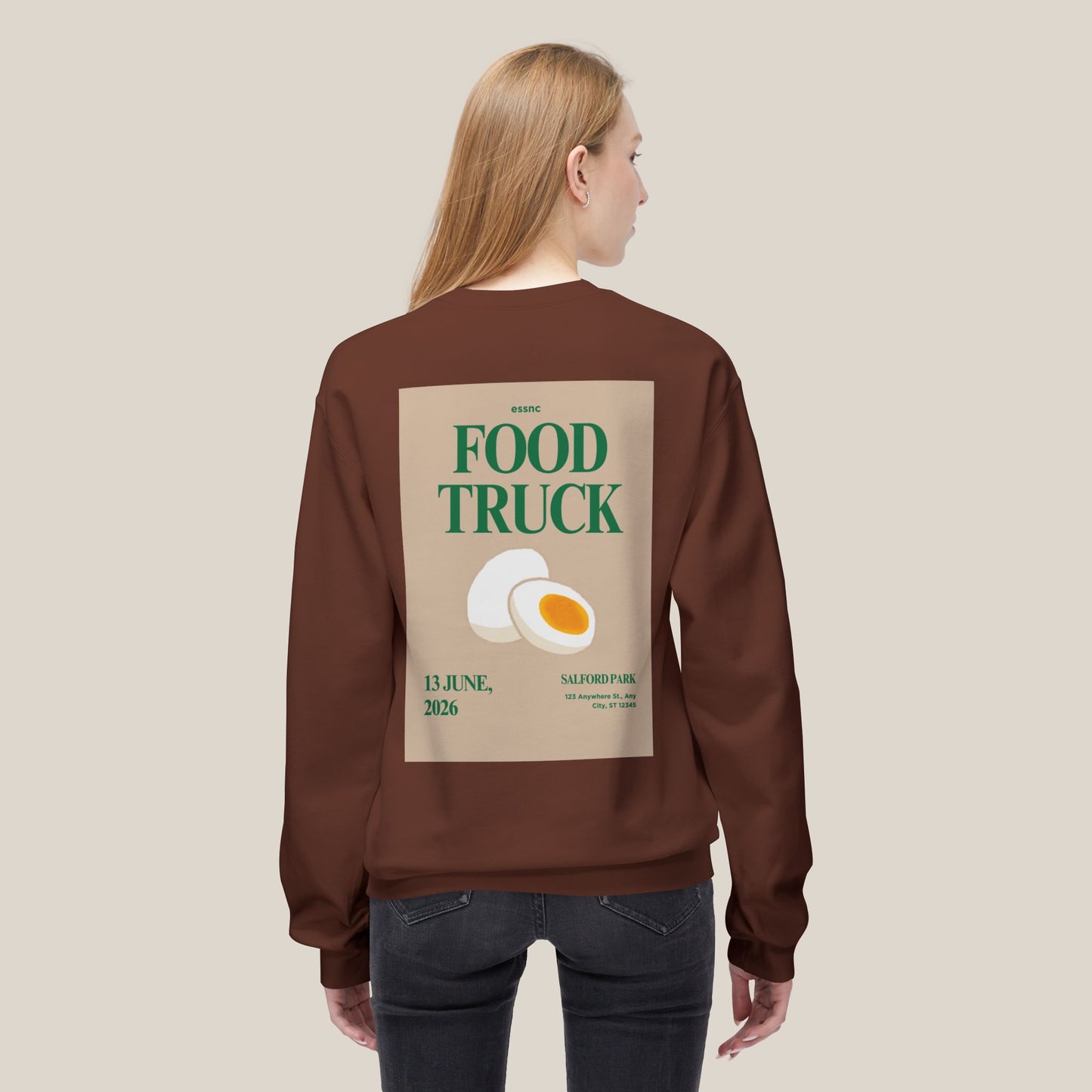 Warm & Stylish Food Truck Sweatshirt | Unisex Crewneck