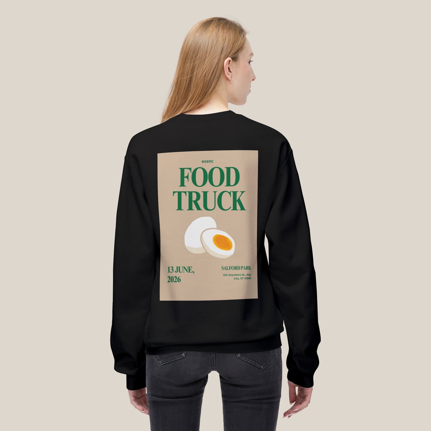 Warm & Stylish Food Truck Sweatshirt | Unisex Crewneck