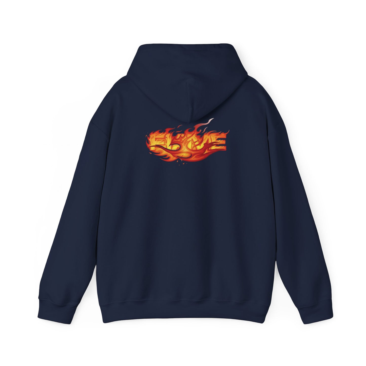 Flame Inspired Unisex Hoodie - Cozy Graphic Sweatshirt for Men and Women