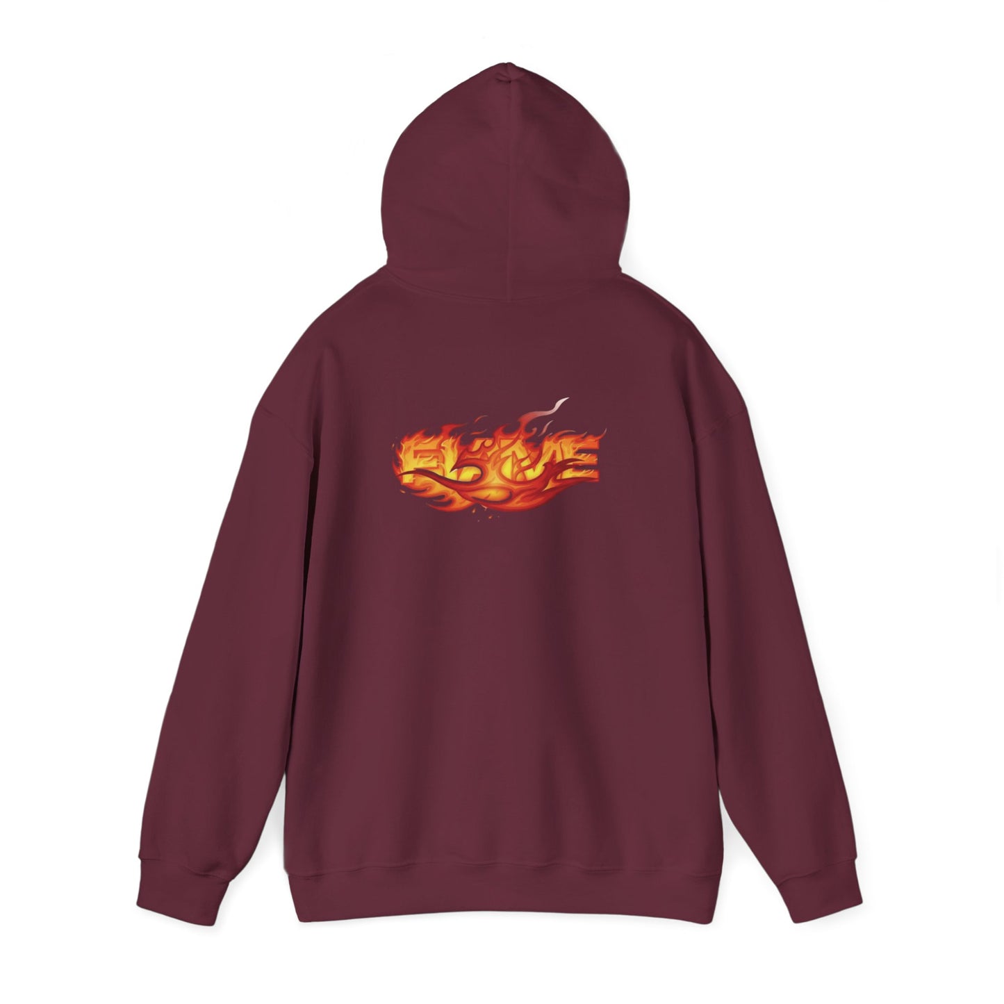 Flame Inspired Unisex Hoodie - Cozy Graphic Sweatshirt for Men and Women