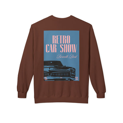 Retro Car Show Crewneck Sweatshirt | Unisex Cozy Sweatshirt