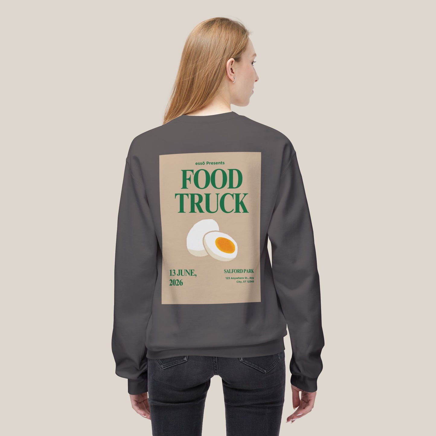 Warm & Stylish Food Truck Sweatshirt | Unisex Crewneck