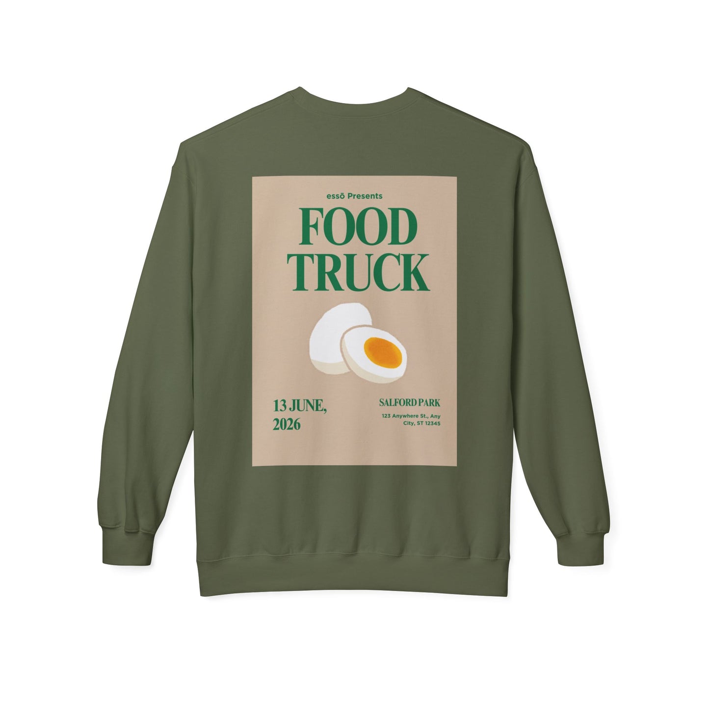 Warm & Stylish Food Truck Sweatshirt | Unisex Crewneck