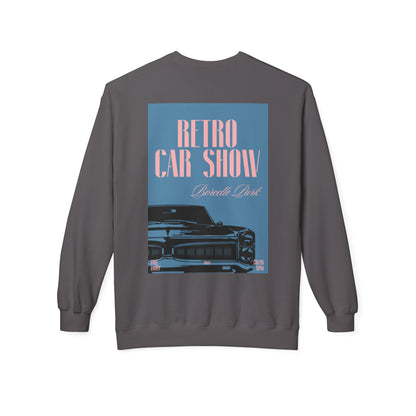 Retro Car Show Crewneck Sweatshirt | Unisex Cozy Sweatshirt