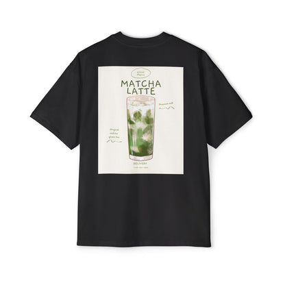 Matcha Latte Oversized Tee, Casual Unisex Shirt, Relaxed Fit T-Shirt