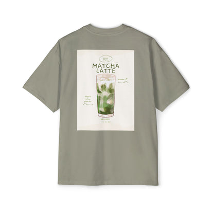 Matcha Latte Oversized Tee, Casual Unisex Shirt, Relaxed Fit T-Shirt