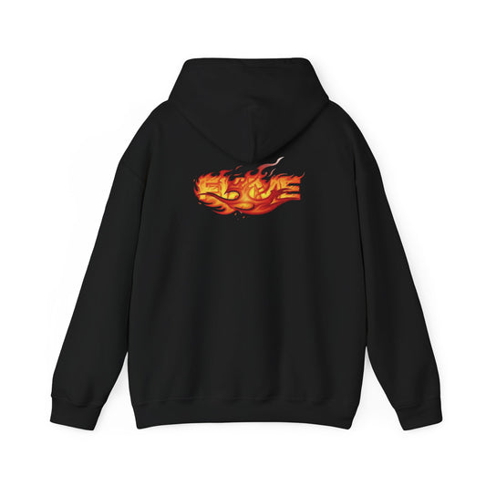 Flame Inspired Unisex Hoodie - Cozy Graphic Sweatshirt for Men and Women