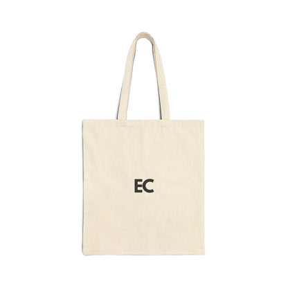Canvas Tote Bag - Radiate Calm Waves Design